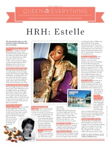 Estelle interview (Stylist)