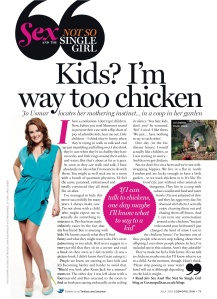 July 2012 Cosmo column